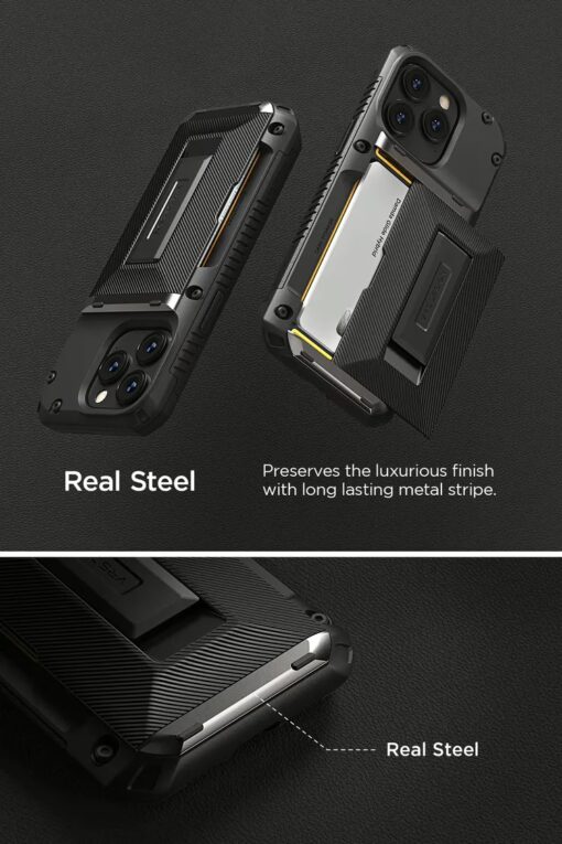 VRS รุ่น Damda Glide Hybrid - เคส iPhone 14 Pro - สี Black Groove - Image 2