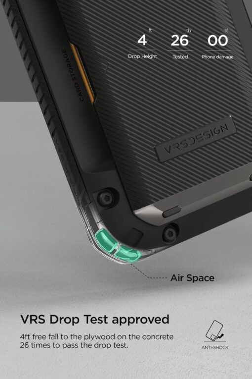 VRS รุ่น Damda Glide Pro - เคส iPhone 14 Plus - สี Black Groove - Image 8