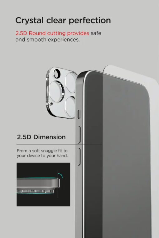 VRS รุ่น MagSafe Clear Case - เซ็ตเคส+ฟิล์มกระจก iPhone 14 Pro - สี Clear - Image 7