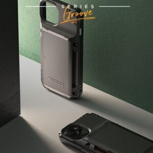 VRS รุ่น Damda Glide Pro - เคส iPhone 14 Plus - สี Black Groove 21 VRS รุ่น Damda Glide Pro - เคส iPhone 14 Plus - สี Black Groove