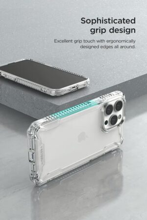 VRS รุ่น Terra Guard Crystal - เซ็ตเคส+ฟิล์มกระจก iPhone 14 Pro Max - สี Clear