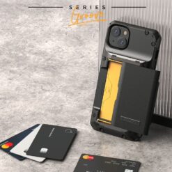 VRS รุ่น Damda Glide Pro - เคส iPhone 14 Plus - สี Black Groove