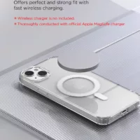 VRS รุ่น MagSafe Clear Case - เซ็ตเคส+ฟิล์มกระจก iPhone 14 Plus - สี Clear