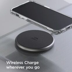 VRS รุ่น Terra Guard Crystal - เซ็ตเคส+ฟิล์มกระจก iPhone 14 Pro Max - สี Clear