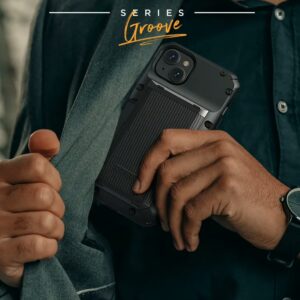 VRS รุ่น Damda Glide Pro - เคส iPhone 14 Plus - สี Black Groove 23 VRS รุ่น Damda Glide Pro - เคส iPhone 14 Plus - สี Black Groove