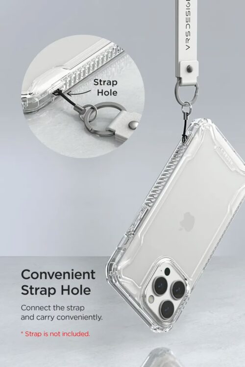 VRS รุ่น Terra Guard Crystal - เซ็ตเคส+ฟิล์มกระจก iPhone 14 Pro Max - สี Clear - Image 19