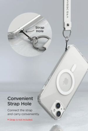VRS รุ่น MagSafe Clear Case - เซ็ตเคส+ฟิล์มกระจก iPhone 14 Plus - สี Clear