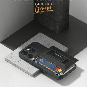 VRS รุ่น Damda Glide Hybrid - เคส iPhone 14 Pro - สี Black Groove 21 VRS รุ่น Damda Glide Hybrid - เคส iPhone 14 Pro - สี Black Groove