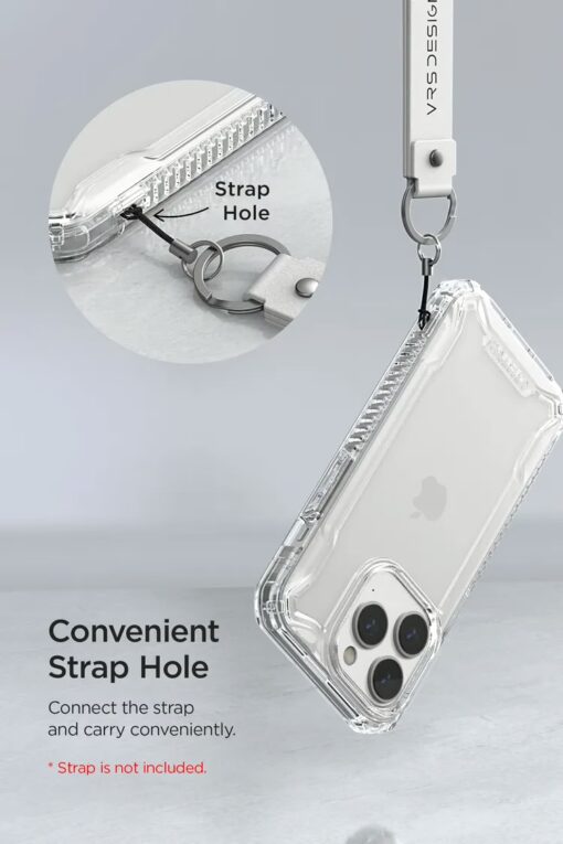 VRS รุ่น Terra Guard Crystal - เซ็ตเคส+ฟิล์มกระจก iPhone 14 Pro - สี Clear - Image 18