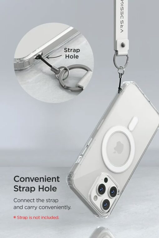 VRS รุ่น MagSafe Clear Case - เซ็ตเคส+ฟิล์มกระจก iPhone 14 Pro Max - สี Clear - Image 11