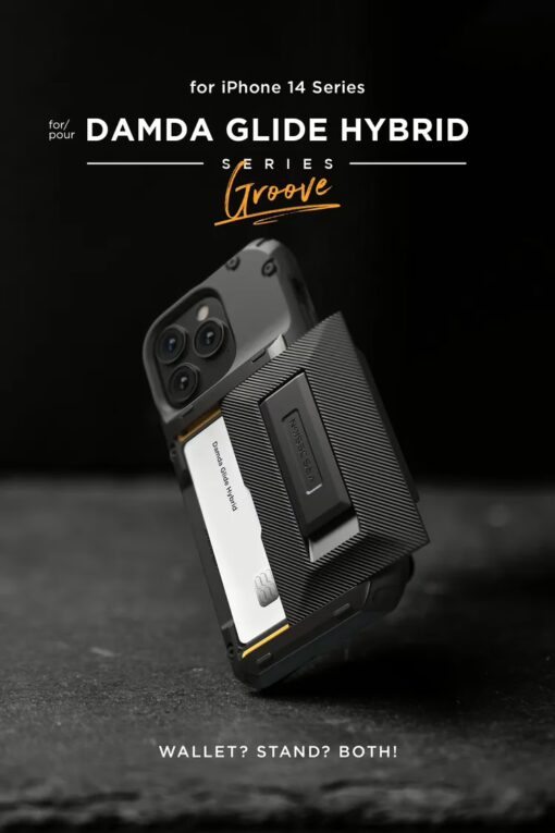 VRS รุ่น Damda Glide Hybrid - เคส iPhone 14 Pro - สี Black Groove - Image 12