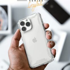 VRS รุ่น Terra Guard Crystal - เซ็ตเคส+ฟิล์มกระจก iPhone 14 Pro - สี Clear