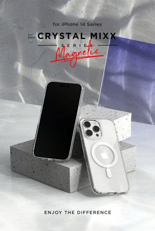 VRS รุ่น MagSafe Clear Case - เซ็ตเคส+ฟิล์มกระจก iPhone 14 Plus - สี Clear - Image 14