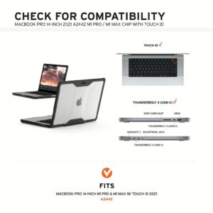 เคส UAG รุ่น Plyo - MacBook Pro 14" (M1/M2 Max & Pro) (2021-2023) - สีใส