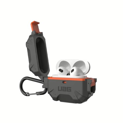 UAG รุ่น Pathfinder - เคส Airpods 3 - สีเทา/ส้ม - Image 7