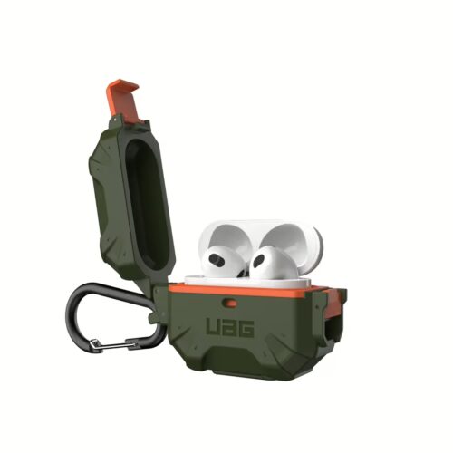 UAG รุ่น Pathfinder - เคส Airpods 3 - สีเขียว/ส้ม - Image 8
