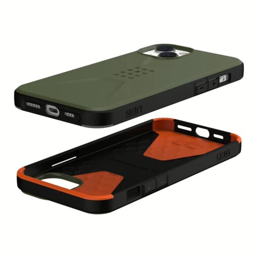 UAG รุ่น Civilian - เคส iPhone 14 Plus - สี Olive - Image 8
