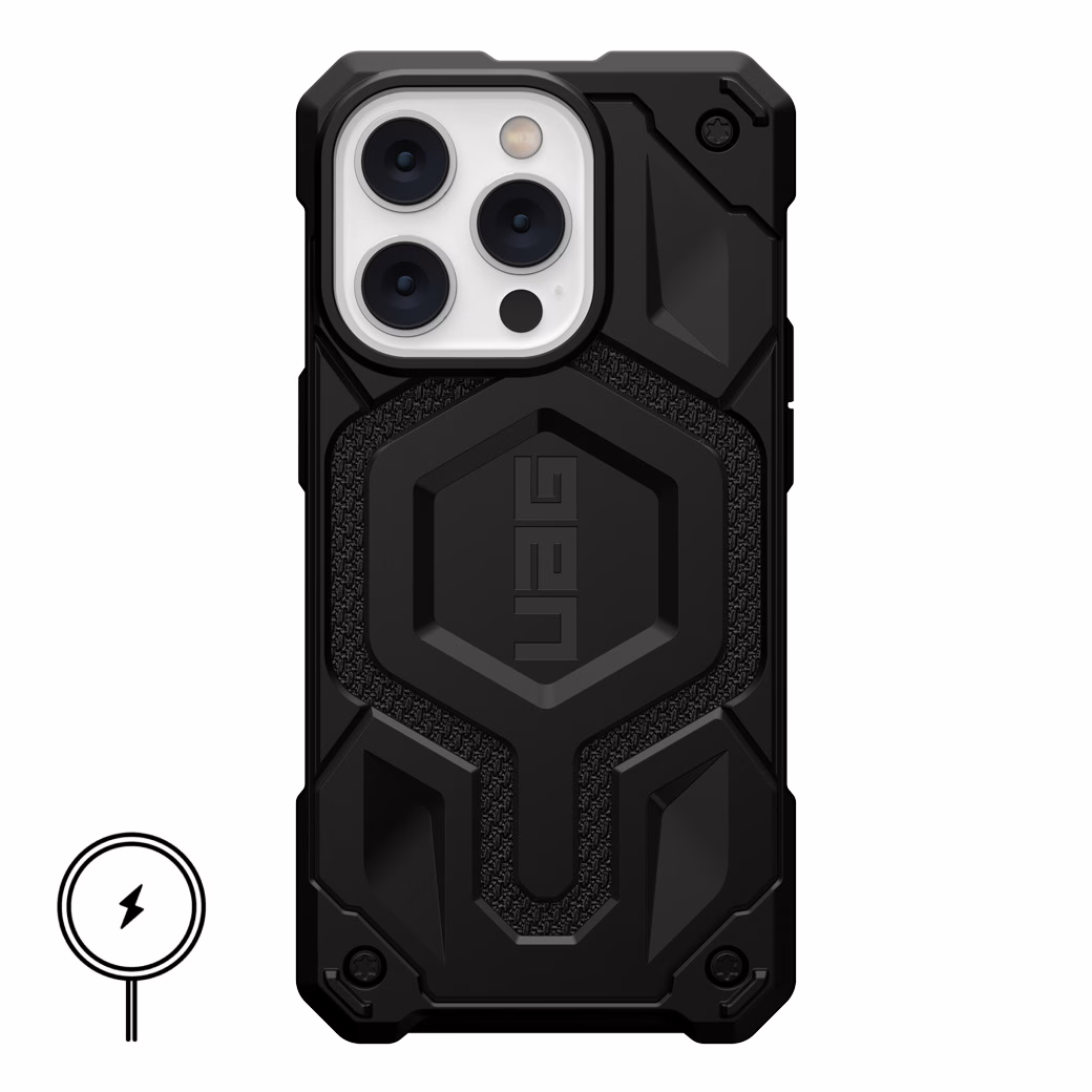 UAG รุ่น Monarch with Magsafe - เคส iPhone 14 Pro - สี Kevlar Black
