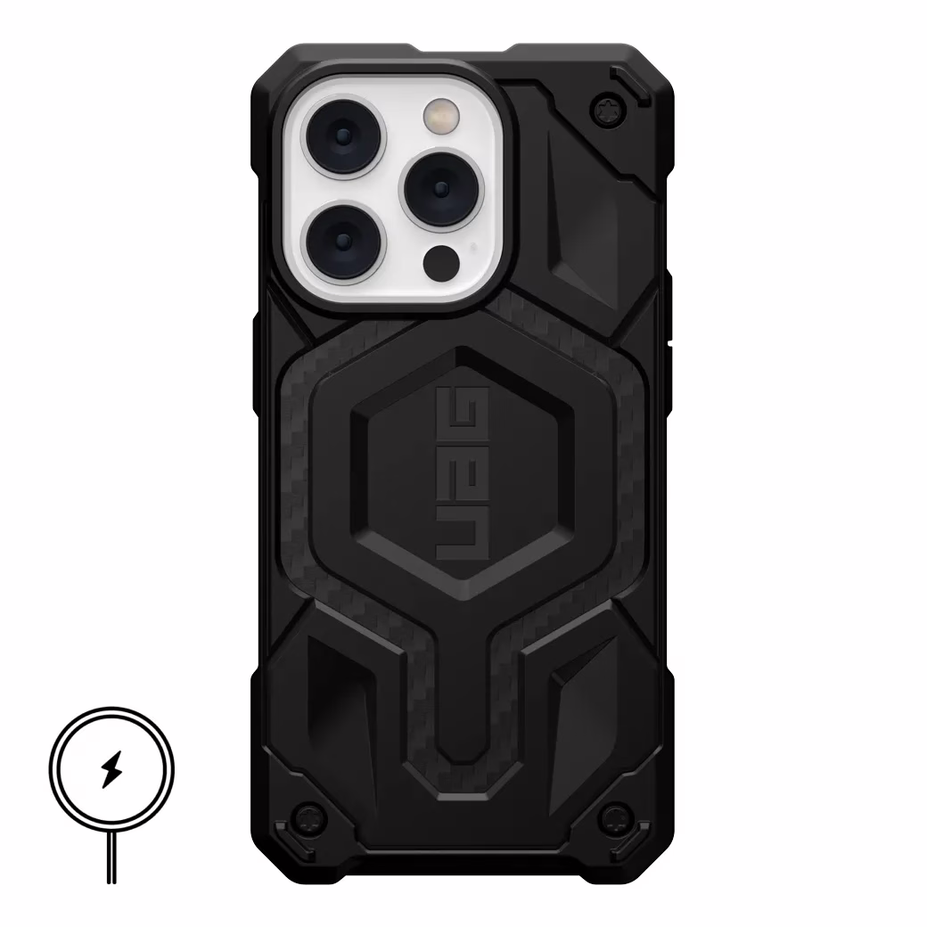 UAG รุ่น Monarch with MagSafe - เคส iPhone 14 Pro - สี Carbon Fiber