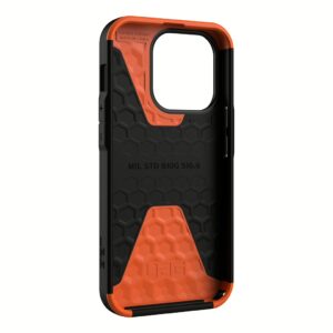 UAG รุ่น Civilian - เคส iPhone 14 Pro - สี Black