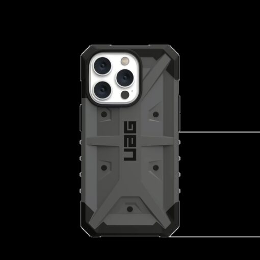 UAG รุ่น Pathfinder - เคส iPhone 14 Pro - สี Silver - Image 4