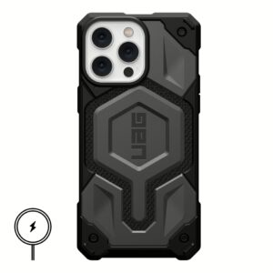 UAG รุ่น Monarch with Magsafe - เคส iPhone 14 Pro Max - สี Kevlar Silver