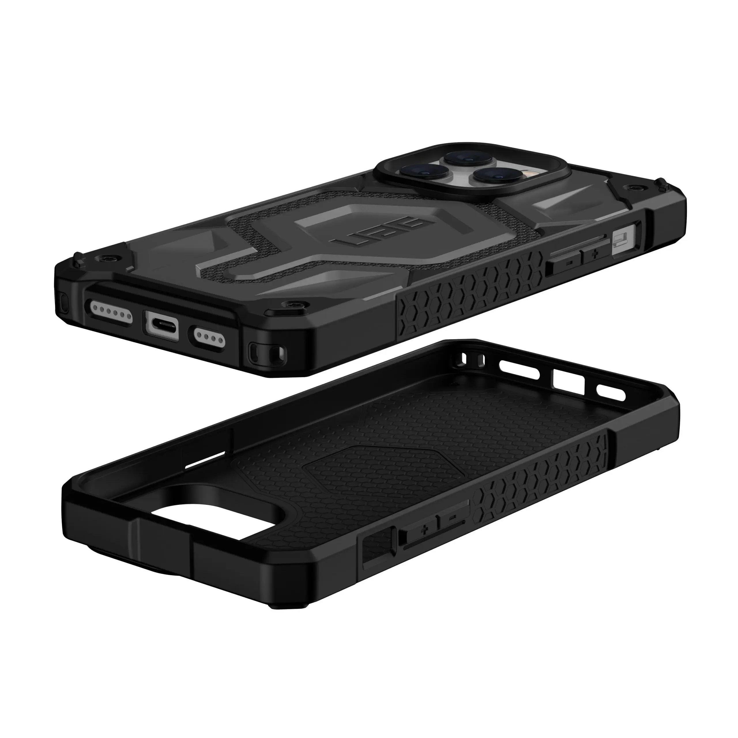 เคส UAG รุ่น Monarch with Magsafe - iPhone 14 Pro Max - สี Kevlar Silver