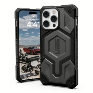 UAG รุ่น Monarch with MagSafe - เคส iPhone 14 Pro Max - สี Silver