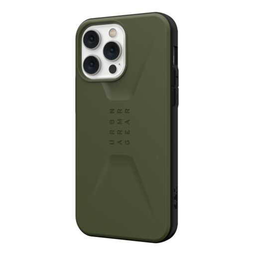 UAG รุ่น Civilian - เคส iPhone 14 Pro Max - สี Olive - Image 3