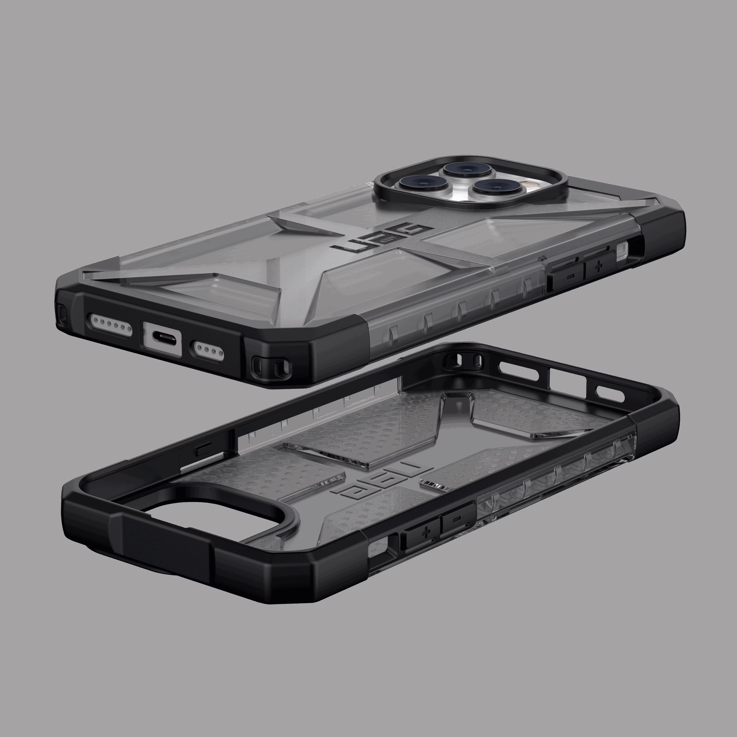 UAG รุ่น Plasma - เคส iPhone 14 Pro Max - สี Ash