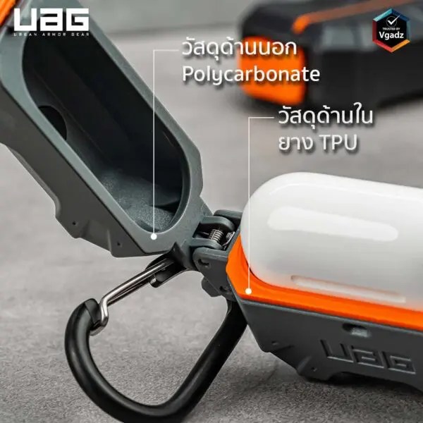 UAG รุ่น Pathfinder - เคส Airpods 3 - สีเขียว/ส้ม