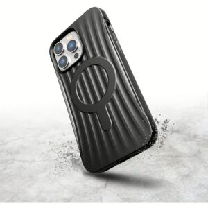 X-Doria รุ่น Raptic Clutch built for MagSafe - เคส iPhone 14 Pro Max - สีดำ