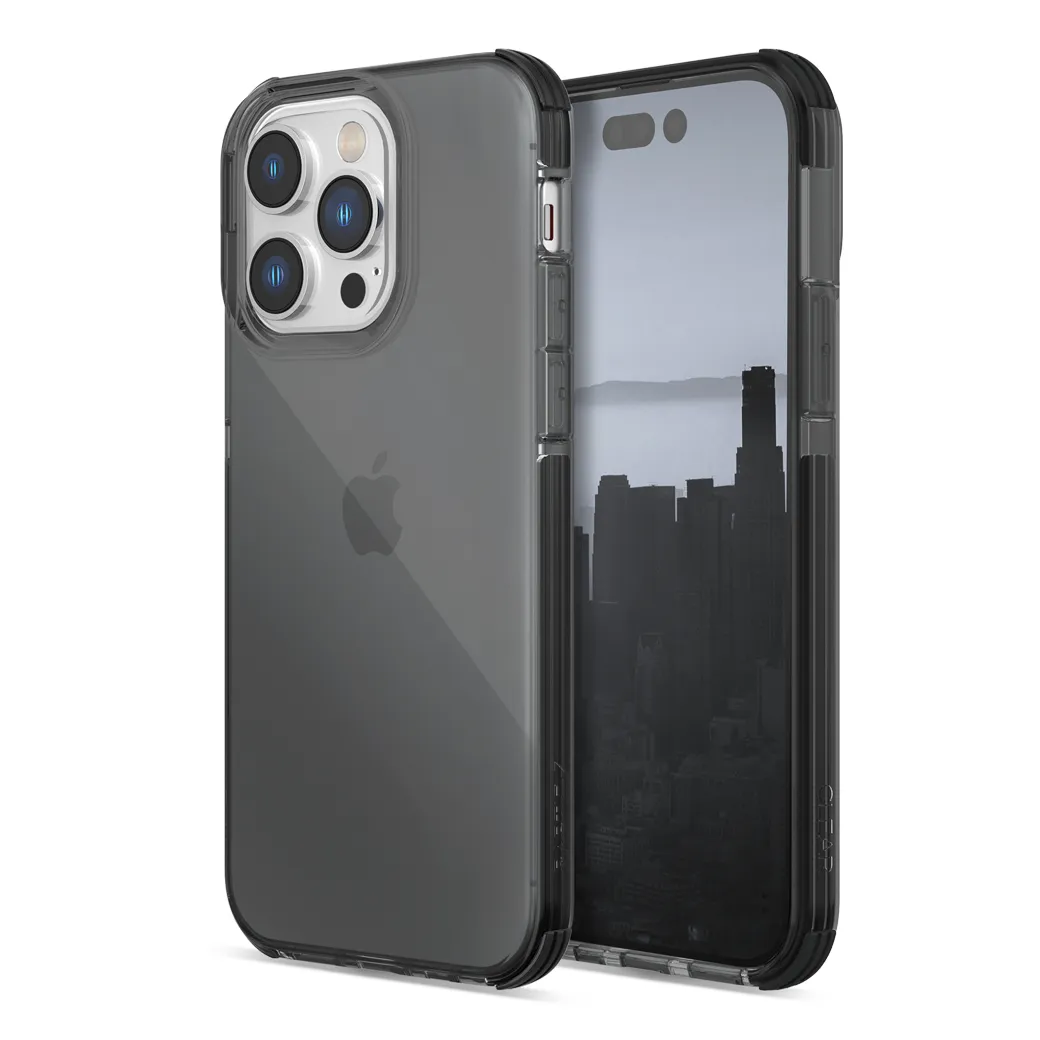 เคส X-Doria รุ่น Raptic Clear - iPhone 14 Pro Max - สี Black Smoke