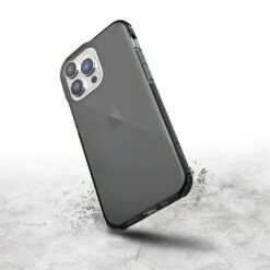 X-Doria รุ่น Raptic Clear - เคส iPhone 14 Pro Max - สี Black Smoke
