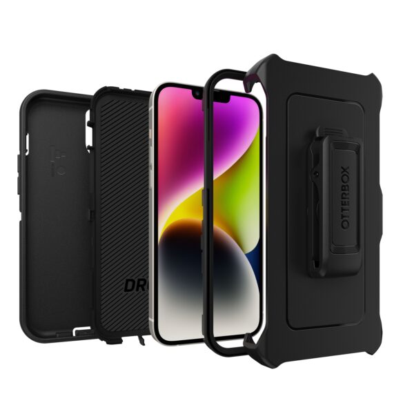 OtterBox รุ่น Defender - เคส iPhone 14 Plus - สี Black