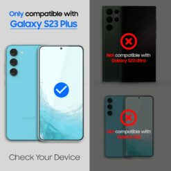 Whitestone EZ Glass - ฟิล์มกระจก Galaxy S23 Plus (ชุดฟิล์มหน้าจอ 3 เซต)
