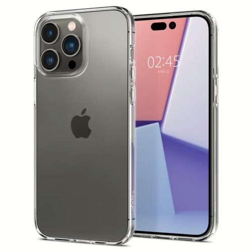 Spigen รุ่น Liquid Crystal - เคส iPhone 14 Pro Max - สี Crystal Clear - Image 2