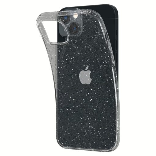 Spigen รุ่น Liquid Crystal Glitter - เคส iPhone 14 Plus - สี Crystal Quartz - Image 4