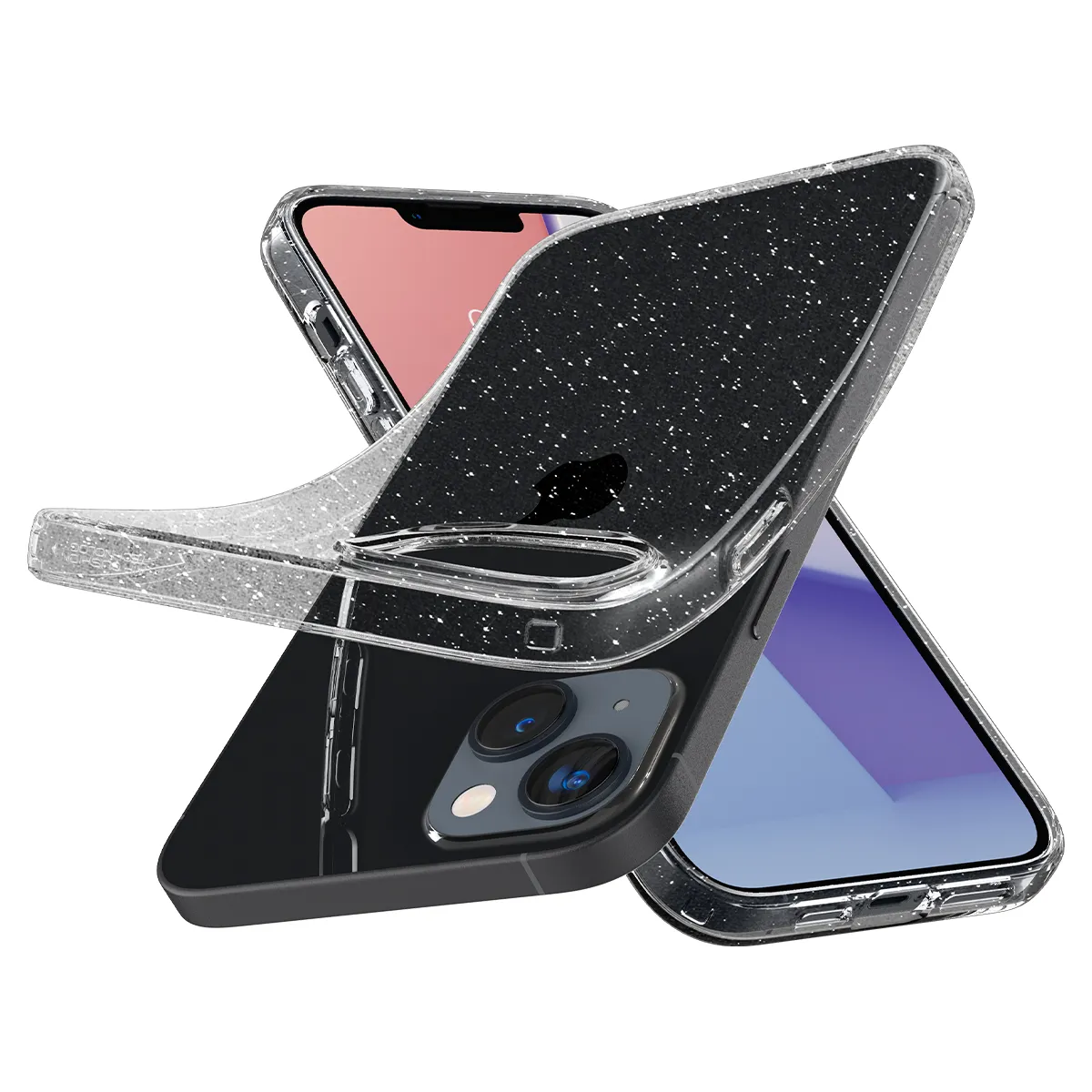 เคส Spigen รุ่น Liquid Crystal Glitter - iPhone 14 Plus - สี Crystal Quartz