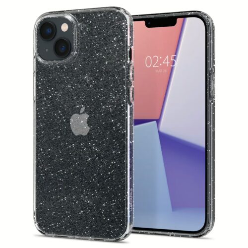 Spigen รุ่น Liquid Crystal Glitter - เคส iPhone 14 Plus - สี Crystal Quartz - Image 2