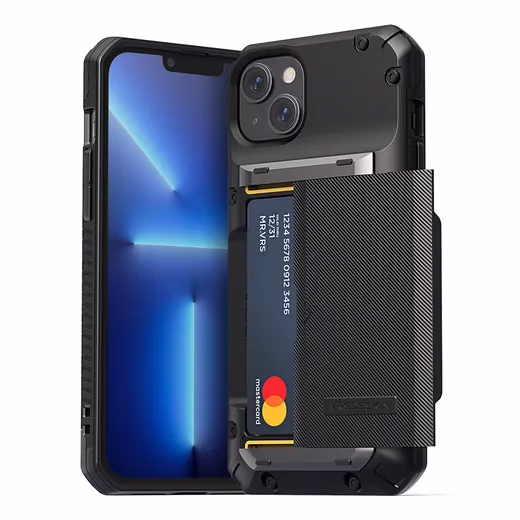 VRS รุ่น Damda Glide Pro - เคส iPhone 14 Plus - สี Black Groove