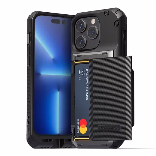 VRS รุ่น Damda Glide Pro - เคส iPhone 14 Pro - สี Black Groove