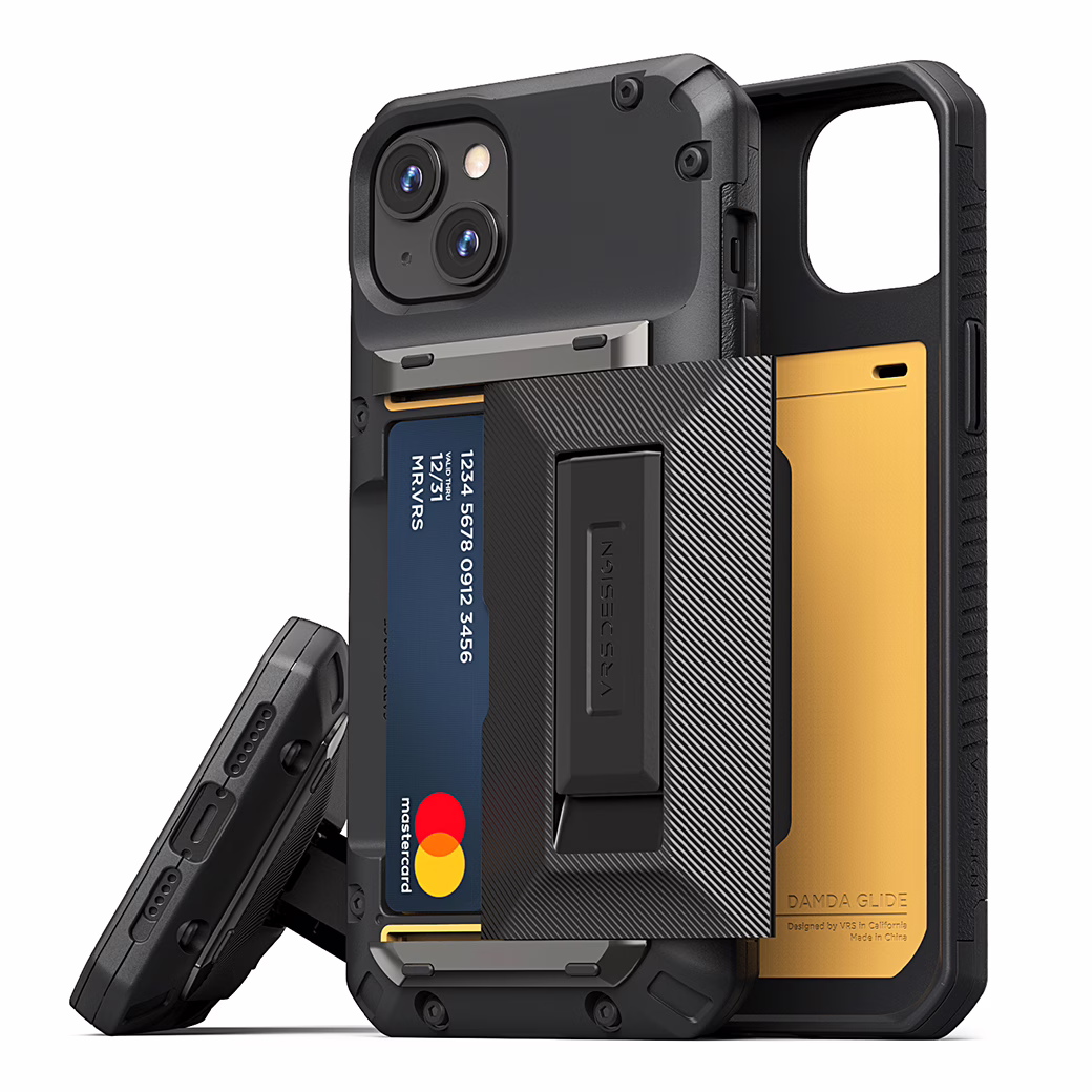 VRS รุ่น Damda Glide Hybrid - เคส iPhone 14 Plus - สี Black Groove