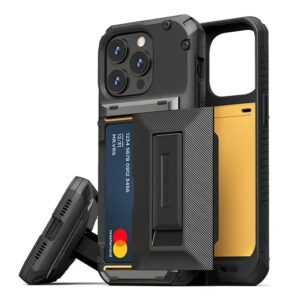 VRS รุ่น Damda Glide Hybrid - เคส iPhone 14 Pro - สี Black Groove