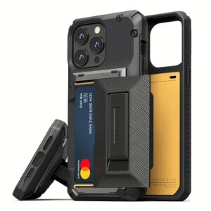 VRS รุ่น Damda Glide Hybrid - เคส iPhone 14 Pro Max - สี Black Groove