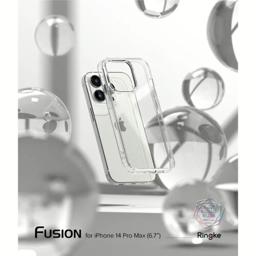 Ringke รุ่น Fusion - เคส iPhone 14 Pro Max - สีใส - Image 4