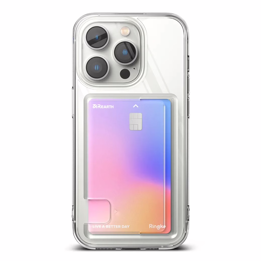Ringke รุ่น Fusion Card - เคส iPhone 14 Pro Max - สีใส