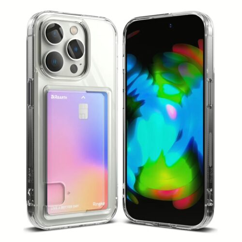 Ringke รุ่น Fusion Card - เคส iPhone 14 Pro Max - สีใส - Image 2