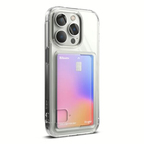 Ringke รุ่น Fusion Card - เคส iPhone 14 Pro Max - สีใส - Image 4