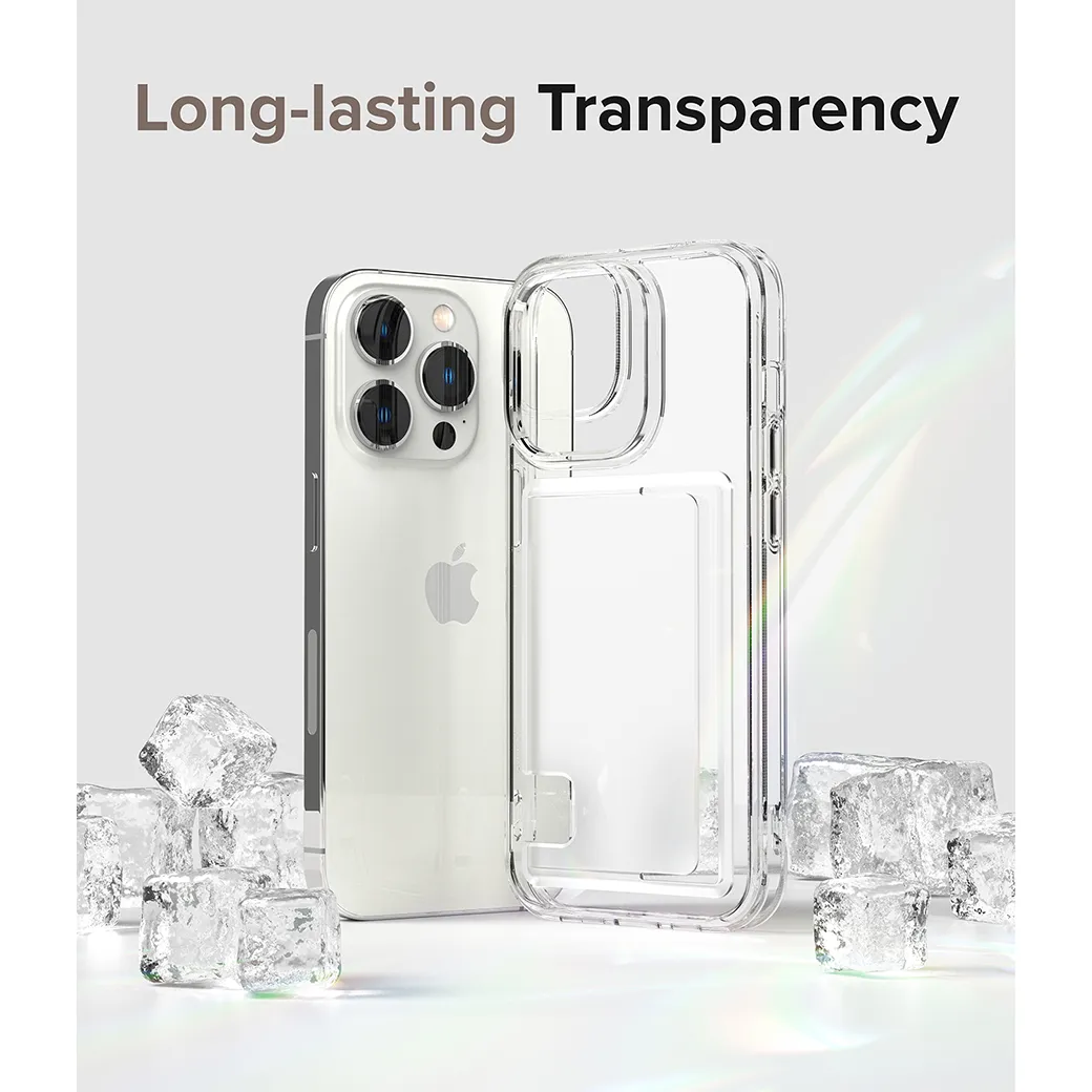 เคส Ringke รุ่น Fusion Card - iPhone 14 Pro Max - สีใส